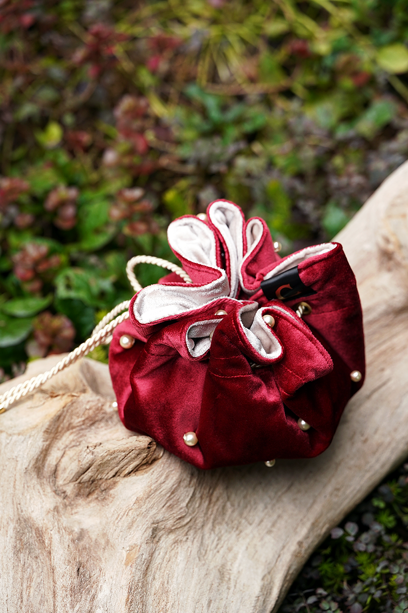 Toadstool Trinket Bag - Red