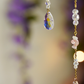 Crystal Crescent Suncatcher - Rose & Strawberry Quartz