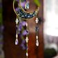 Crystal Crescent Suncatcher - Lapis Lazuli