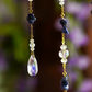 Crystal Crescent Suncatcher - Lapis Lazuli